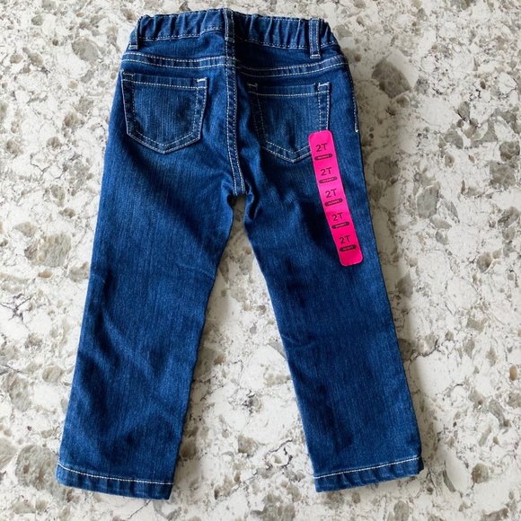 NWT heart tee and dark wash jeans 2T - Picture 7 of 11